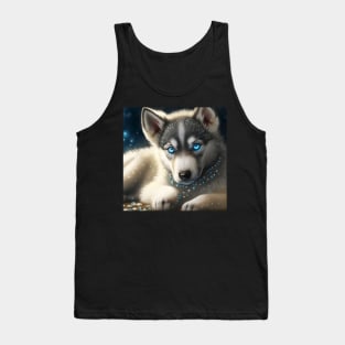 Glowy Wolfdog Puppy Tank Top